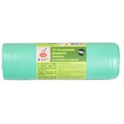 Sac poubelle éco 100 L 1 rouleau de 10 sacs