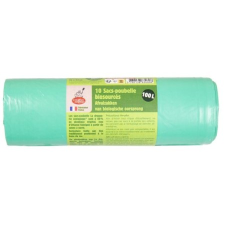 Sac poubelle éco 100 L 1 rouleau de 10 sacs