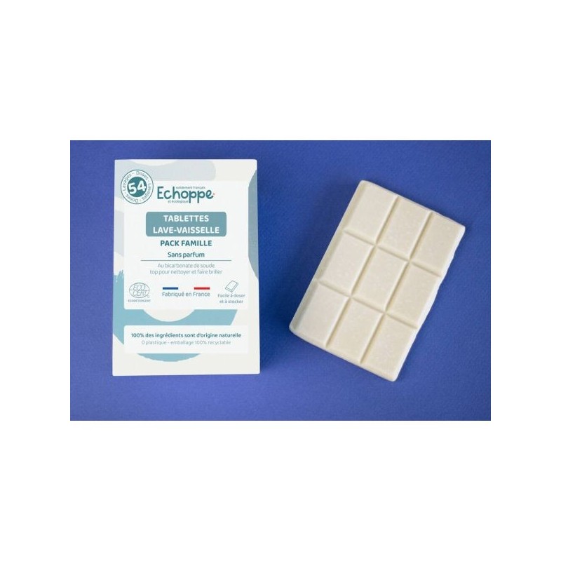 Tablette lave vaisselle sans parfum 54 doses