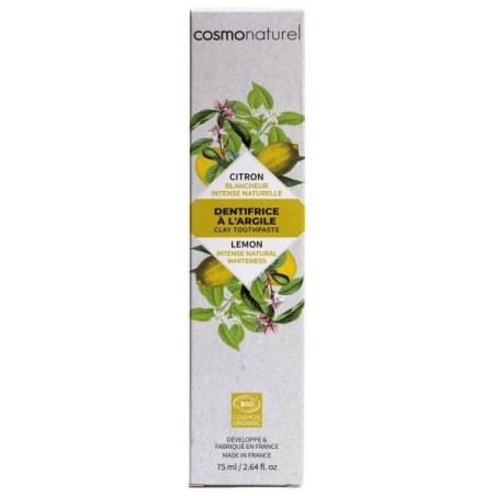 Dentifrice Blanchissant : Argile/Citron Tube 75 ml