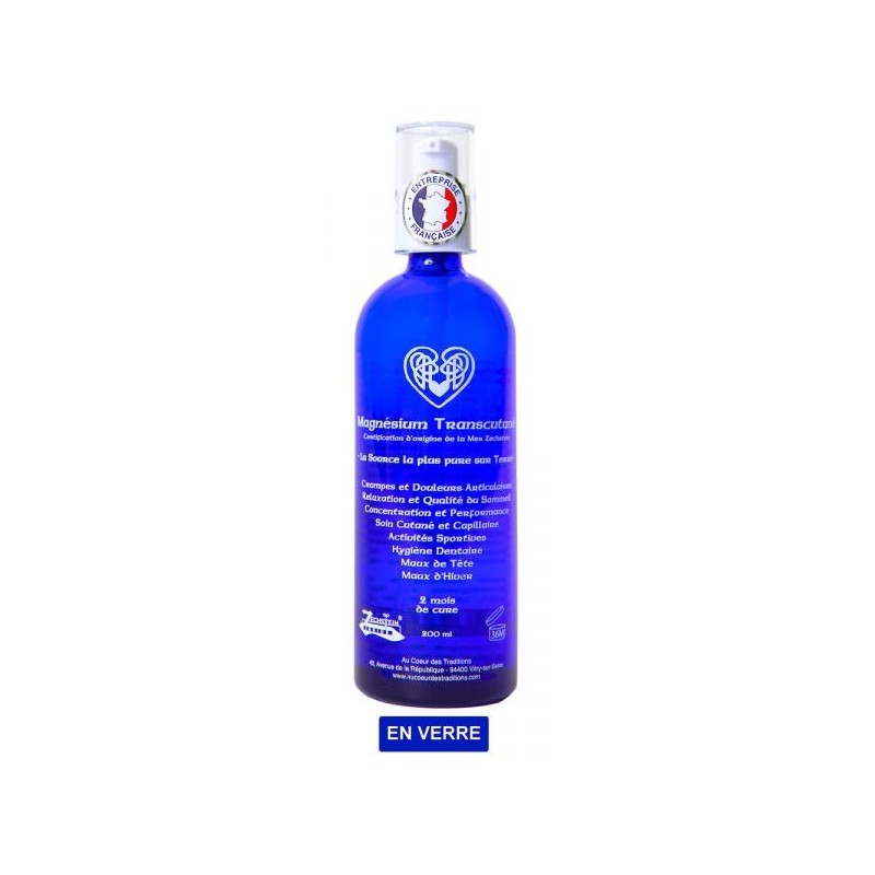 Huile de Magnésium transcutané Flacon pulvérisateur 200 ml