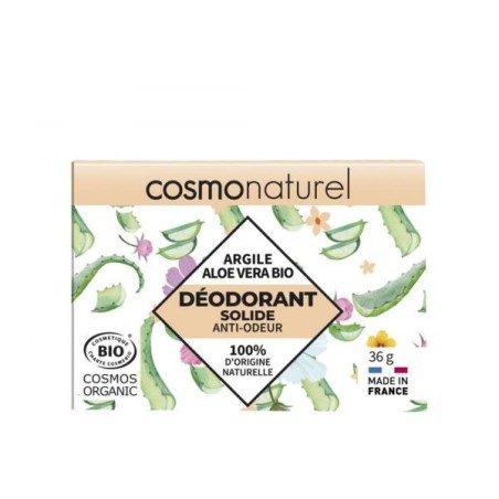 Déodorant solide Argile/Aloé vera 36 g