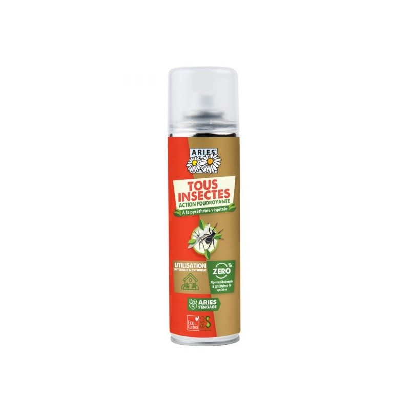 Tous insectes spray insecticide action foudroyante 200 ml