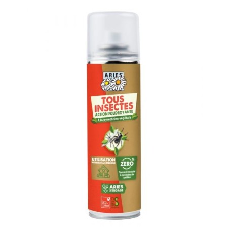 Tous insectes spray insecticide action foudroyante 200 ml
