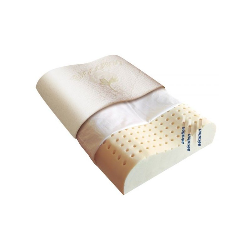 Oreiller cervical Latex 60 x 40 cm