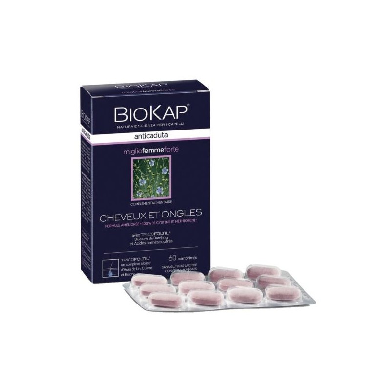 Traitement anti chute cheveux pour femme 60 capsules