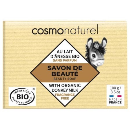 Savon au lait d'ânesse Karité sans parfum Pain 100 g