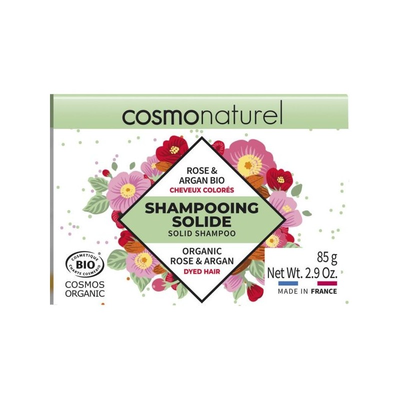 Shampoing solide cheveux colorés