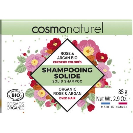 Shampoing solide cheveux colorés