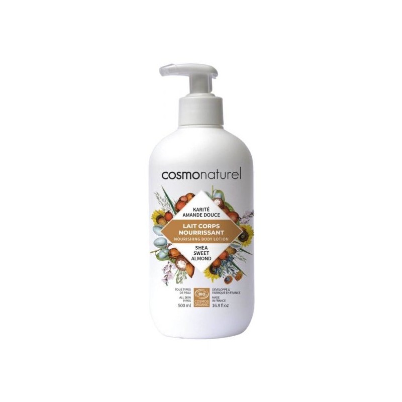 Lait corporel Nourrissant Karité/Amande douce 500 ml