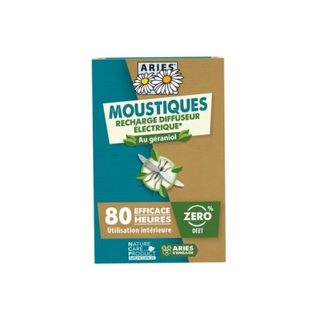 Moustiques recharge Diffuseur éléctrique 10 plaquettes + 10 ml