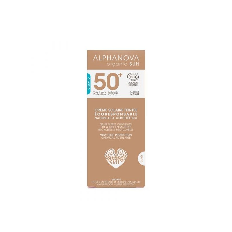 Sun crème teintée médium 50+ Tube 50 g
