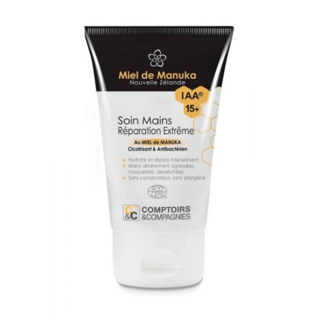 Soin mains réparation extrême  Miel de manuka IAA 15+