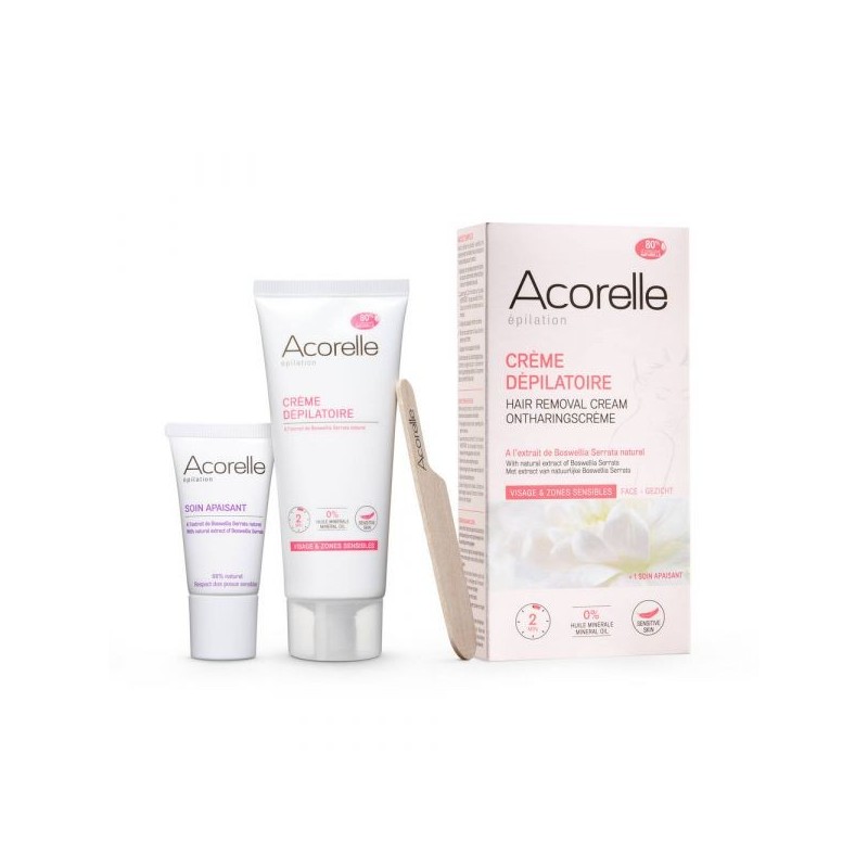 Crème dépilatoire visage & zones sensibles