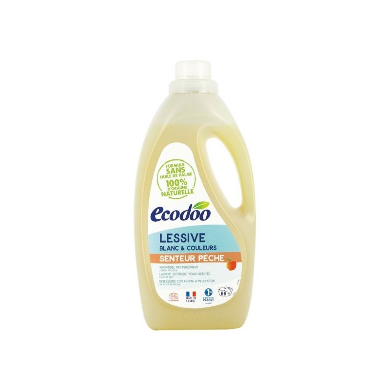 Lessive liquide senteur Pêche Ecocert 2 litres