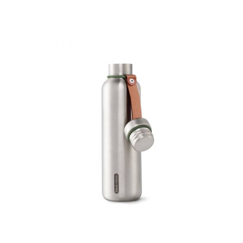 Bouteille isotherme acier double paroi Olive