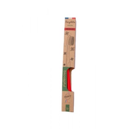 Brosse à dents adulte Medium Rouge Midi-Pyrénées