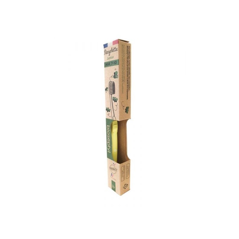 Brosse à dents Junior 7-10 ans - Souple Vert anis