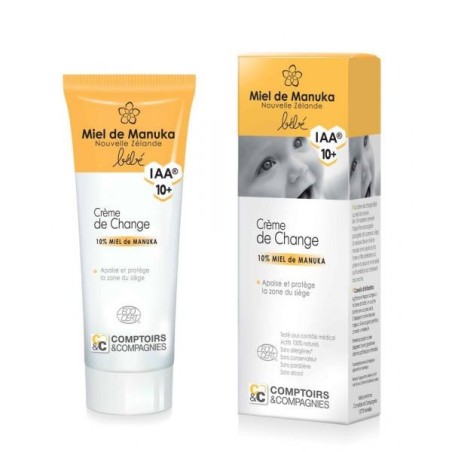 Crème de change bébé 10% Miel de Manuka IAA 10+ Tube 75 ml