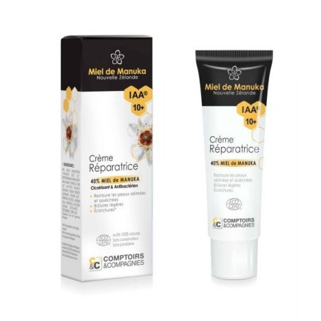 Crème réparatrice  40% Miel de Manuka IAA 10+ Tube 40 ml
