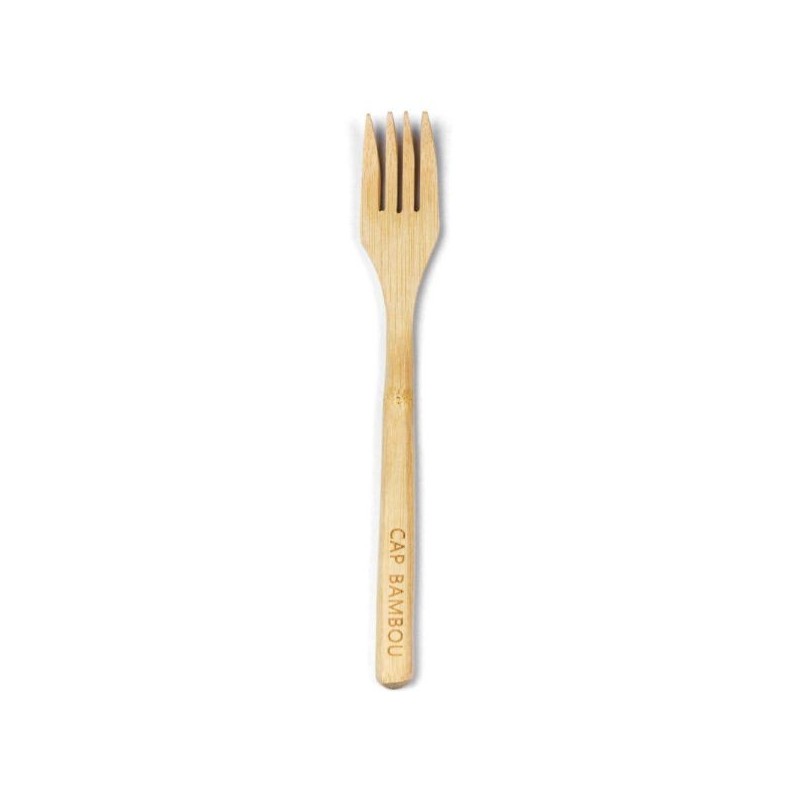 Fourchette réutilisable en bambou