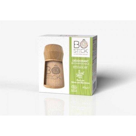 Duo applicateur bois Déodorant solide 48h Sève de Bambou