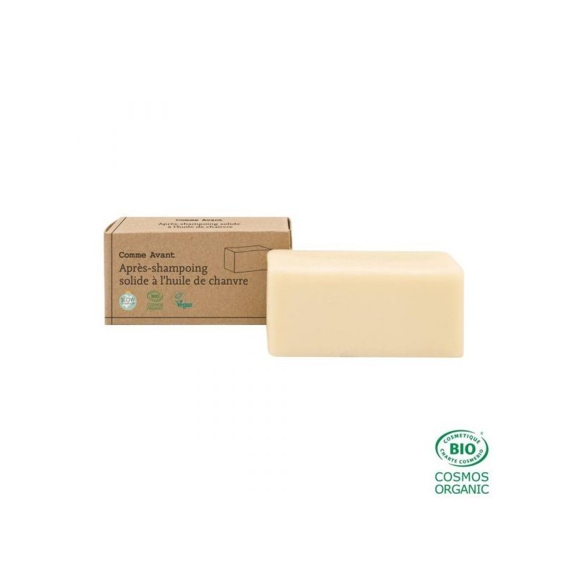 Après shampoing solide à l'huile de Chanvre 45 g