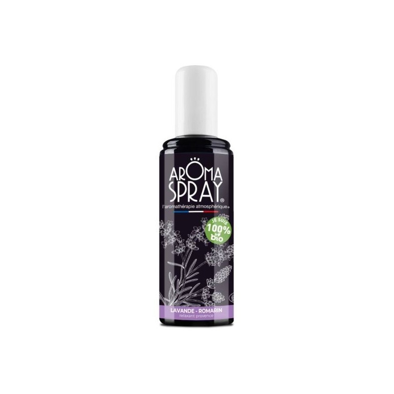 Aromaspray Lavande romarin Flacon vaporisateur 100 ml