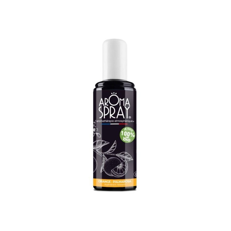 Aromaspray Orange palmarosa Flacon vaporisateur 100 ml