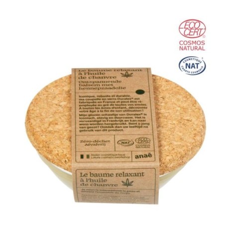 Baume relaxant à l'huile de chanvre