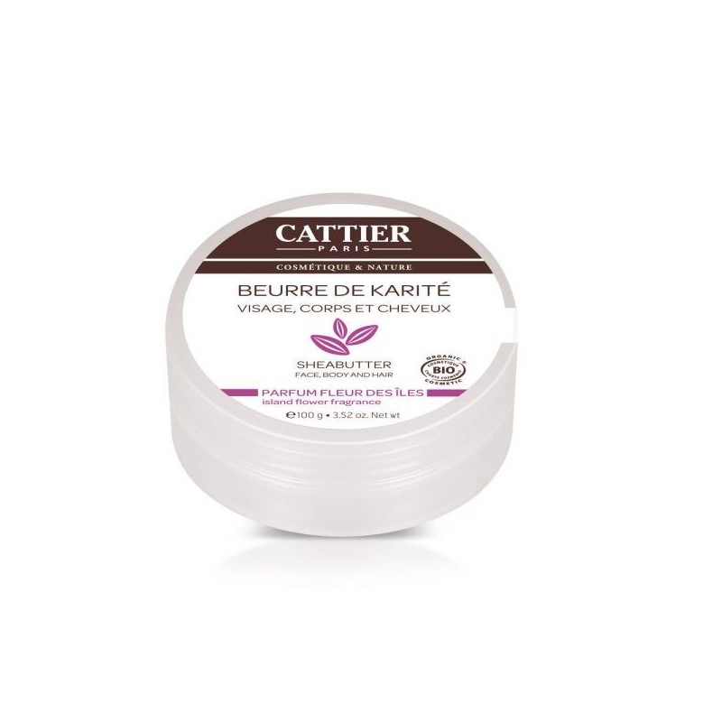Beurre de Karité  parfum Fleurs des îles Pot 100 g