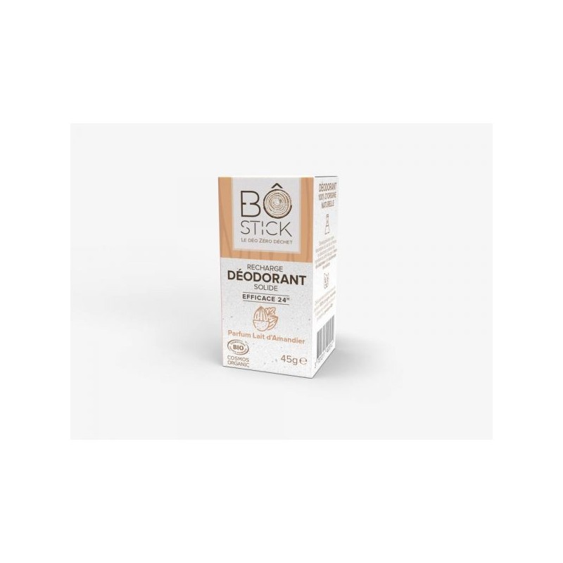 Recharge Déodorant solide 24h Lait d'Amandier