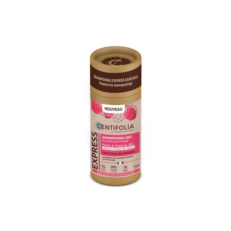 Shampoing sec en poudre Framboise Etui 50 g