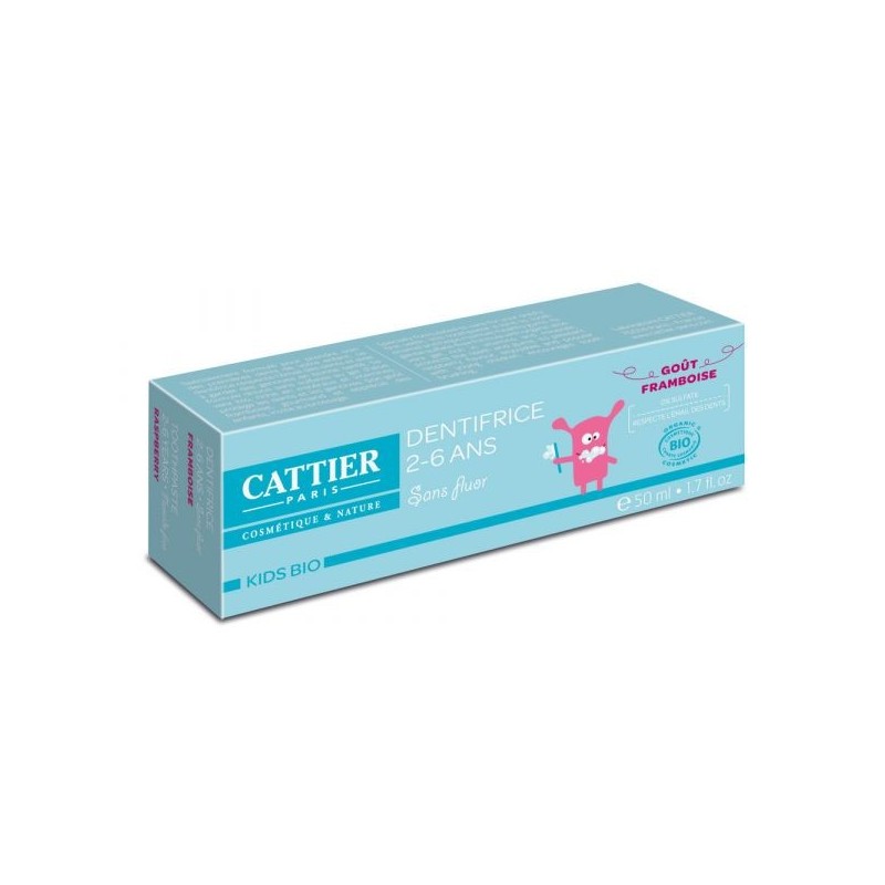 Dentifrice 2-6 ans - Goût Framboise Tube 50 ml