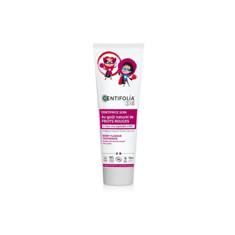Dentifrice fruits rouges enfants Tube 75 ml
