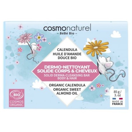 Dermo-nettoyant solide corps & cheveux 85 g
