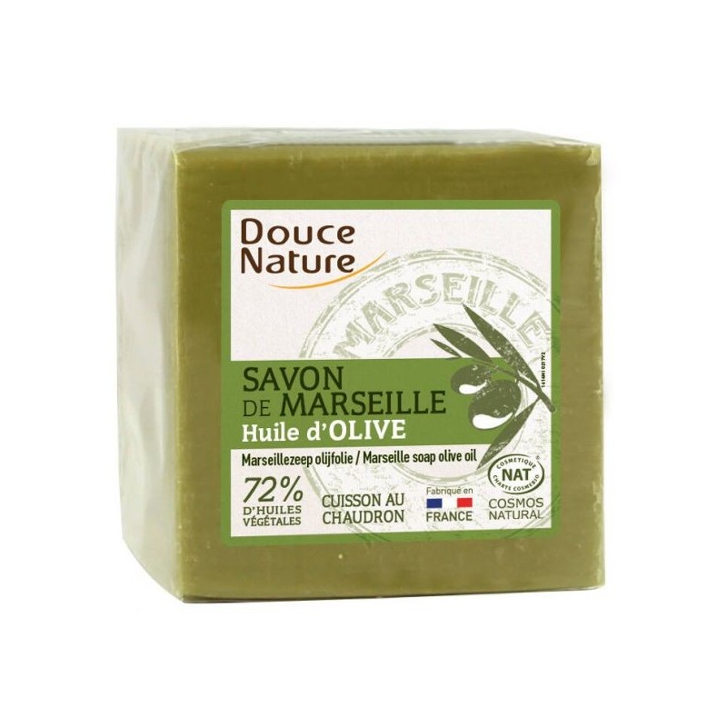 Véritable savon vert de Marseille COSMOS NATURAL 600 g