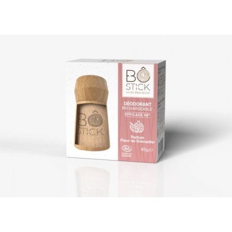 Duo applicateur bois Déodorant solide 48h Fleur de Grenadier