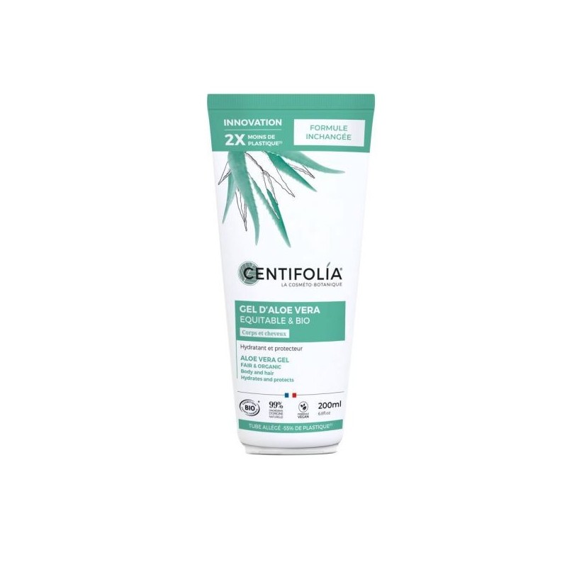 Gel d'Aloe Vera  et Equitable Tube 200 ml