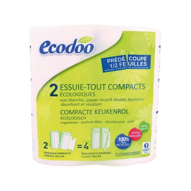 Essuie-tout compact recyclé