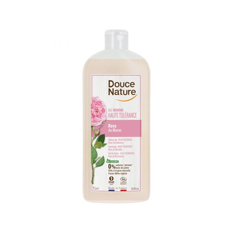 Gel douche Haute Tolérance Rose Maroc Format familial 1 L