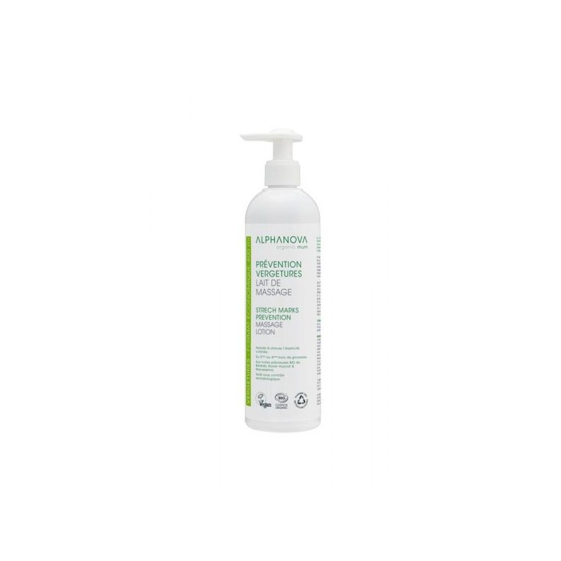 Lait de massage anti-vergetures 400 ml