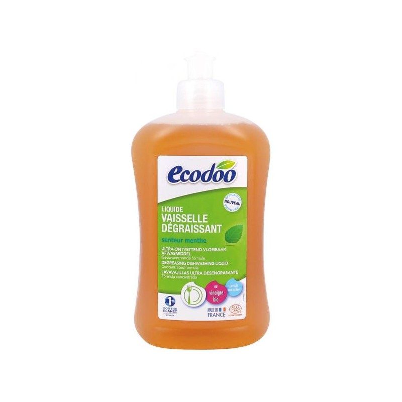 Liquide vaisselle dégraissant au vinaigre Senteur Menthe Ecocert