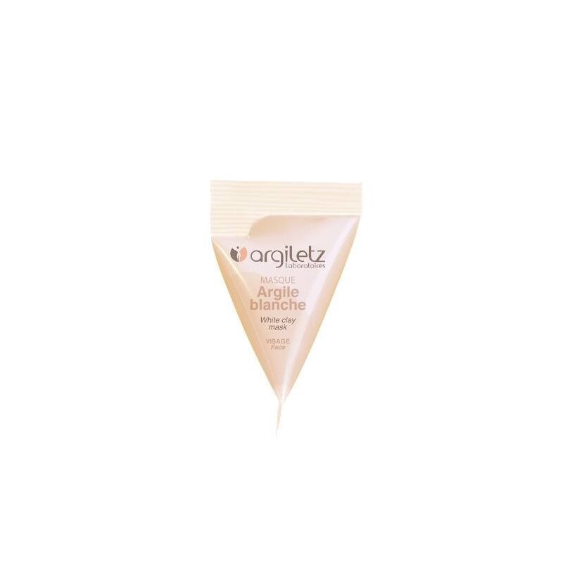 Masque berlingot argile blanche