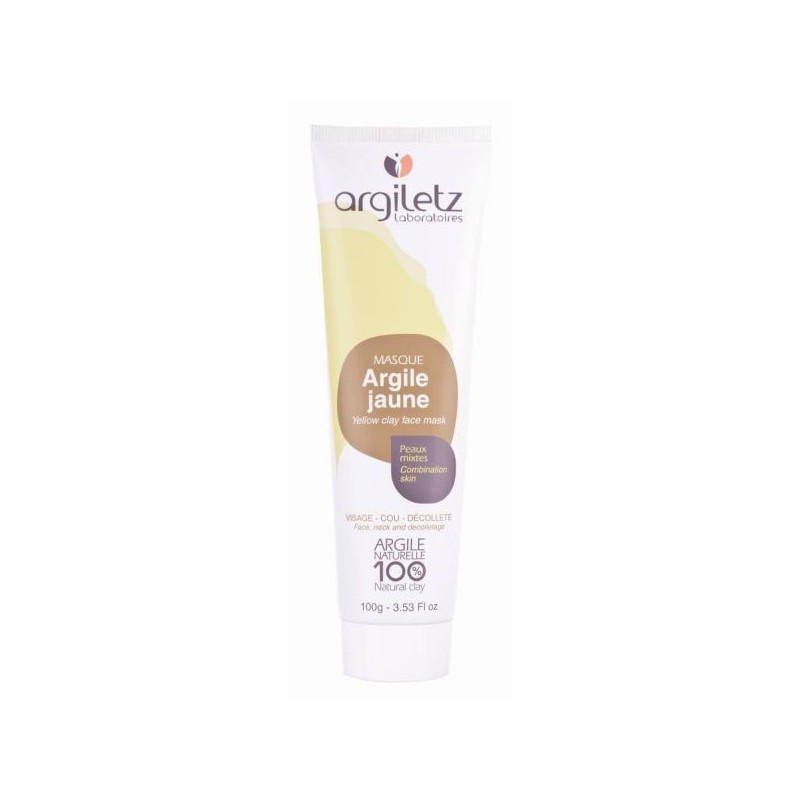 Masque argile jaune Tube 100 g