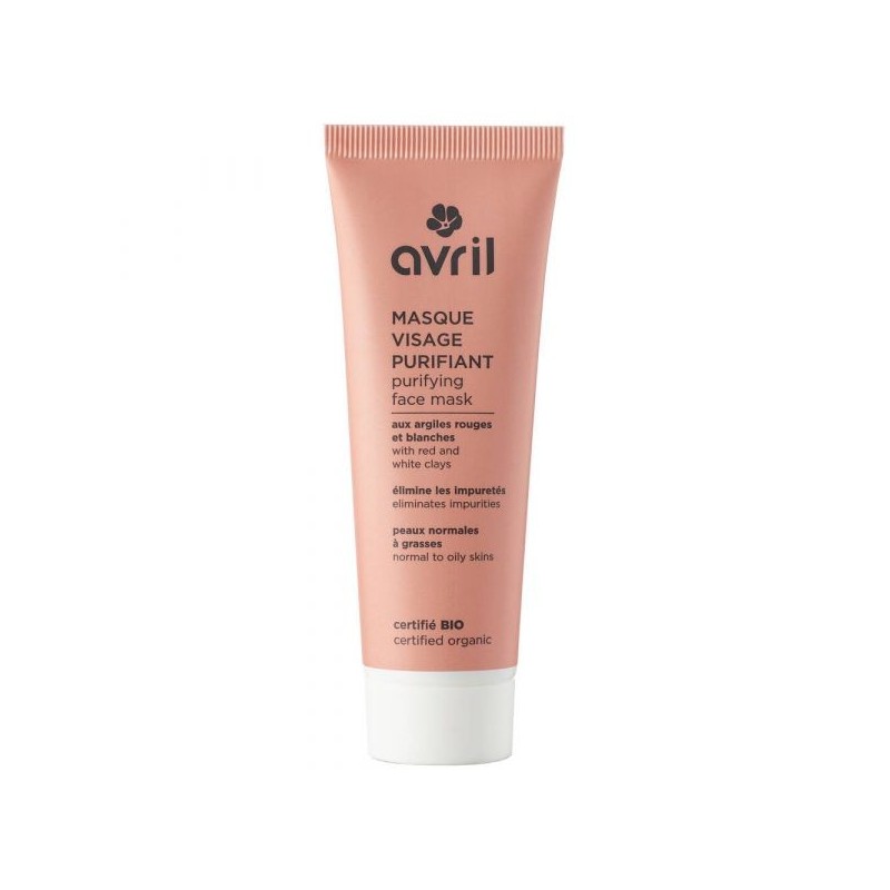 Masque visage purifiant peaux normales à grasses Tube 50 ml