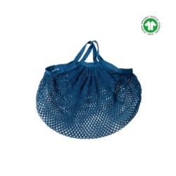 Sac filet à provisions coton  Blue jean