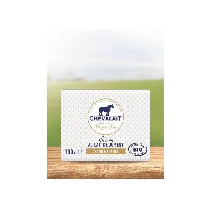 Savon au lait de jument  sans parfum Pain 100 g