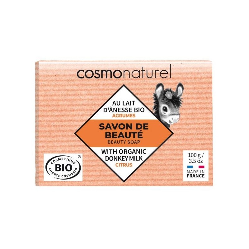 Savon au lait d'ânesse HE Agrumes Pain 100 g