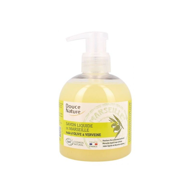 Savon de Marseille liquide Verveine COSMOS NATURAL 300 ml